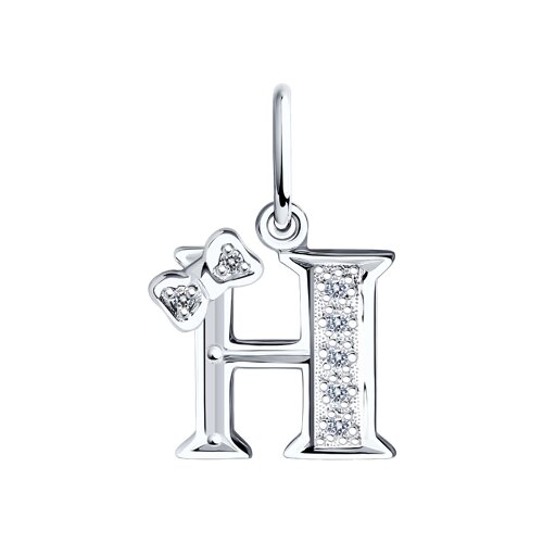 Подвеска SOKOLOV - Серебро 925, Фианит (арт. 94030477)