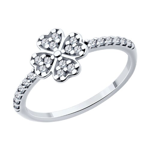 Кольцо SOKOLOV - Серебро 925, Фианит (арт. 94014143)