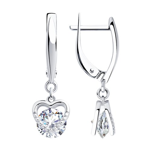 Серьги SOKOLOV - Серебро 925, Фианит (арт. 94023432)