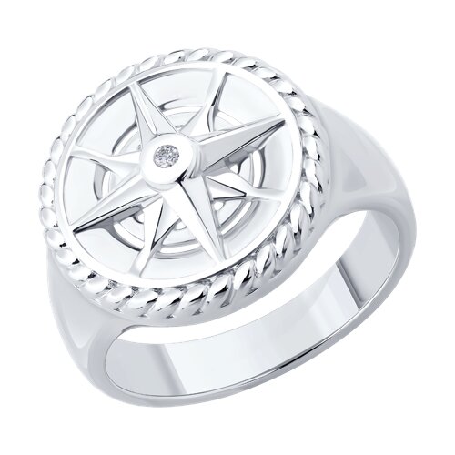 Кольцо SOKOLOV - Серебро 925, Фианит (арт. 94014441)