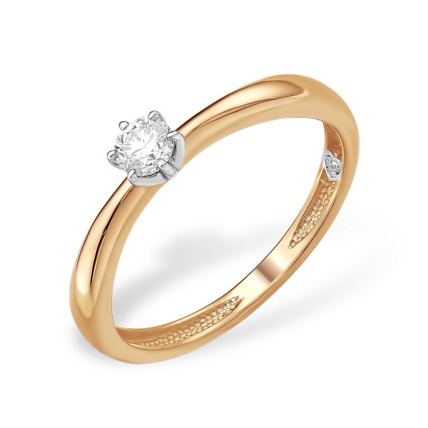 Кольцо ООО "Новый Бриллиант" - Золото 585, Бриллиант (арт. 113100225)