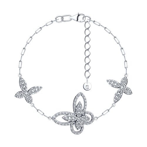 Браслет SOKOLOV - Серебро 925, Фианит (арт. 94051654)