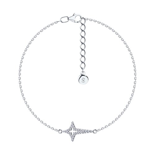 Браслет SOKOLOV - Серебро 925, Фианит (арт. 94050816)