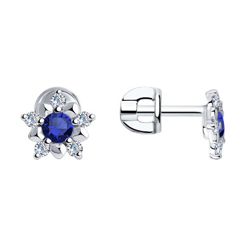 Серьги SOKOLOV - Серебро 925, Фианит (арт. 94024741)