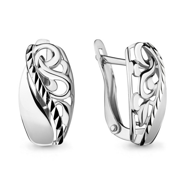 Серьги Аквамарин - Серебро 925 (арт. 33596.5)