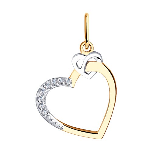 Подвеска Diamant - Золото 585, Фианит (арт. 51-130-00871-1)