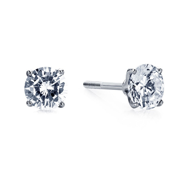 Серьги Platinum Lab. - Платина 950, Бриллиант (арт. ПС-087-05)