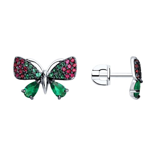 Серьги SOKOLOV - Серебро 925, Фианит (арт. 94025992)