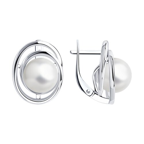 Серьги SOKOLOV - Серебро 925, Жемчуг культивированный (арт. 94024397)