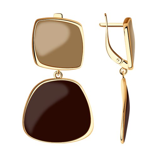 Серьги SOKOLOV - Серебро 925, Эмаль (арт. 93020967)