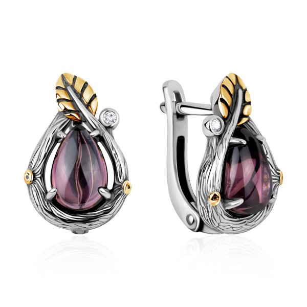 Серьги KRASNOE - Серебро 925, Фианит (арт. 2317206368л-33)