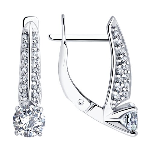 Серьги Diamant - Серебро 925, Фианит (арт. 94-120-02130-1)