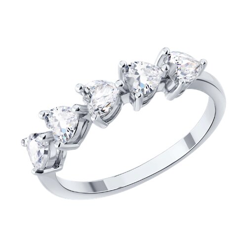 Кольцо SOKOLOV - Серебро 925, Фианит (арт. 94014921-91)