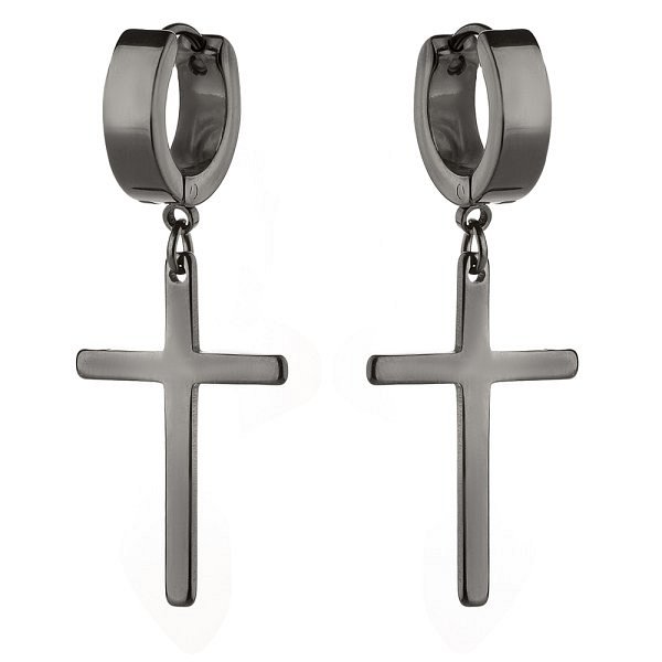 Серьги Фиделис - Прочие материалы (арт. 23E0001-bk)