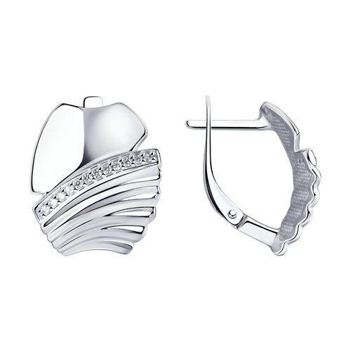 Серьги SOKOLOV - Серебро 925, Фианит (арт. 94024216)