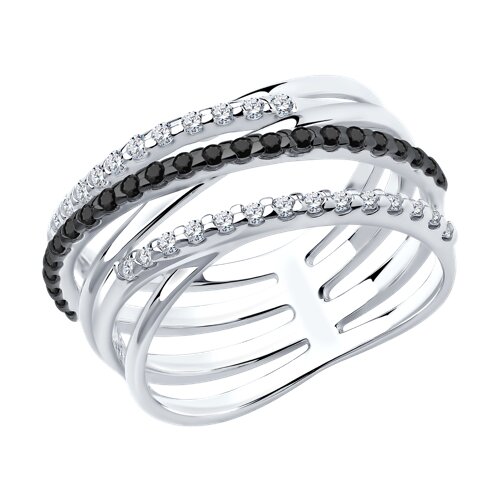 Кольцо SOKOLOV - Серебро 925, Фианит (арт. 94013672)