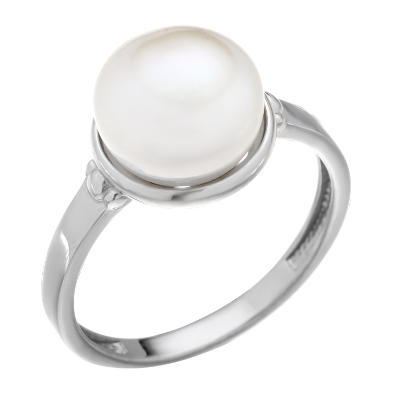 Кольцо Мастер Клио - Серебро 925, Жемчуг культивированный (арт. 24К0570КС)