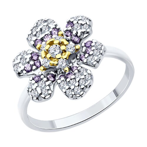 Кольцо SOKOLOV - Серебро 925, Фианит (арт. 94014081)