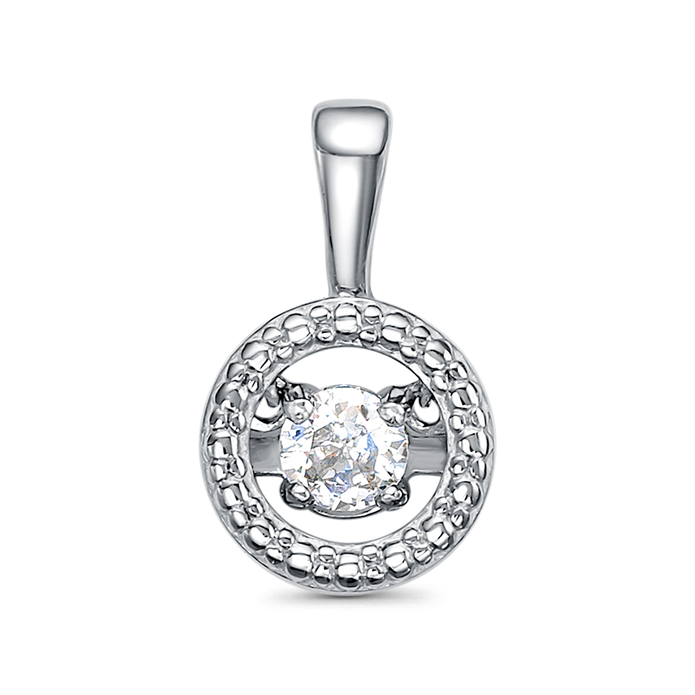 Подвеска Иллада - Серебро 925, Фианит (арт. с030430)