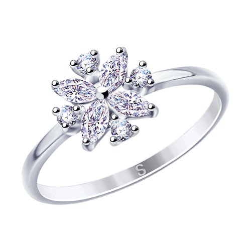 Кольцо SOKOLOV - Серебро 925, Фианит (арт. 94012865)