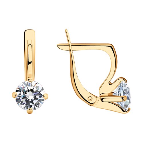 Серьги SOKOLOV - Серебро 925, Фианит (арт. 93020048)