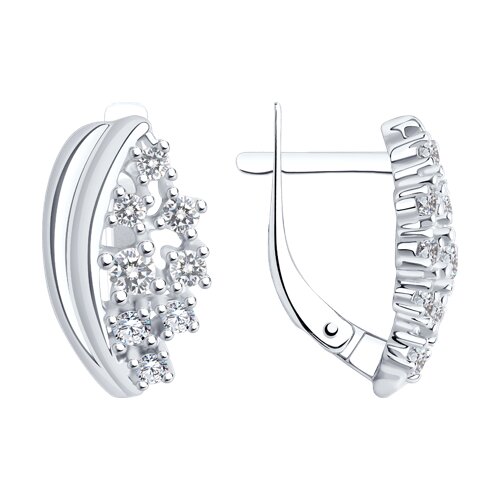 Серьги SOKOLOV - Серебро 925, Фианит (арт. 94022246)