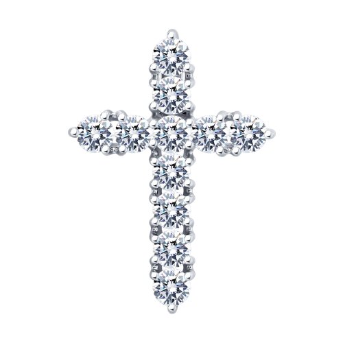 Подвеска SOKOLOV - Серебро 925, Фианит (арт. 94032905)