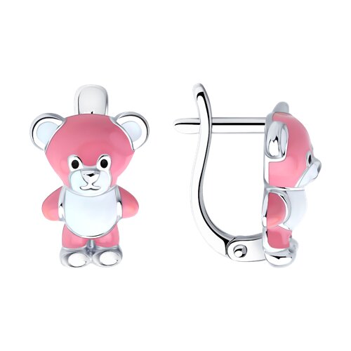 Серьги Diamant - Серебро 925, Эмаль (арт. 94-120-02225-1)