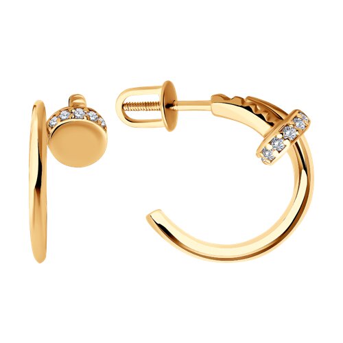 Серьги Diamant - Серебро 925, Фианит (арт. 93-122-02016-1)