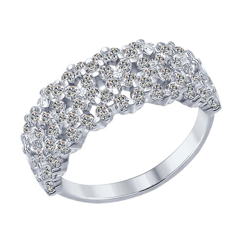 Кольцо SOKOLOV - Серебро 925, Фианит (арт. 94012284)