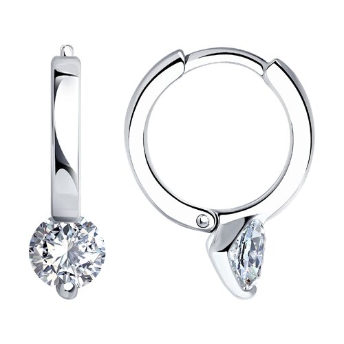 Серьги SOKOLOV - Серебро 925, Фианит (арт. 94026684)