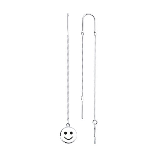 Серьги SOKOLOV - Серебро 925, Эмаль (арт. 94024890)