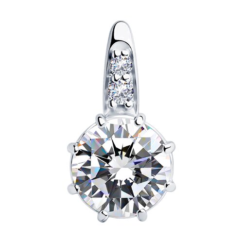 Подвеска SOKOLOV - Серебро 925, Фианит (арт. 94032822)