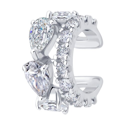 Серьга SOKOLOV - Серебро 925, Фианит (арт. 94170372)