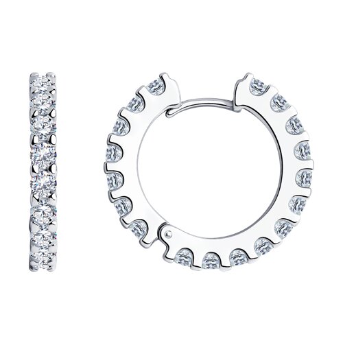 Серьги SOKOLOV - Серебро 925, Фианит (арт. 94025331)