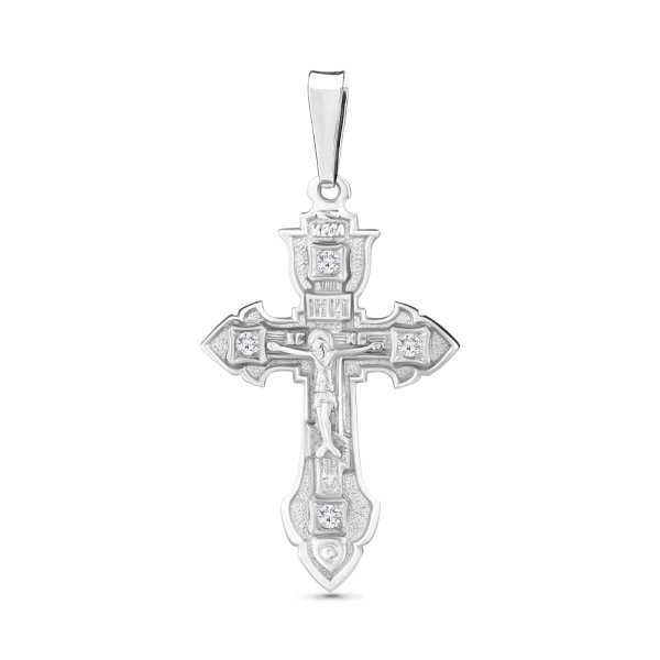 Подвеска Аквамарин - Серебро 925, Фианит (арт. 20451.5)