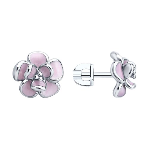 Серьги SOKOLOV - Серебро 925, Эмаль (арт. 94027296)