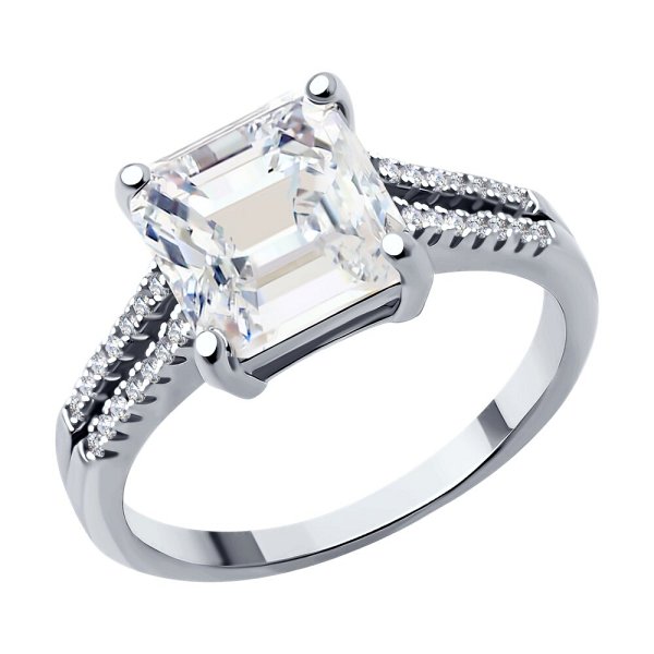 Кольцо SOKOLOV - Серебро 925, Фианит (арт. 94013942-91)