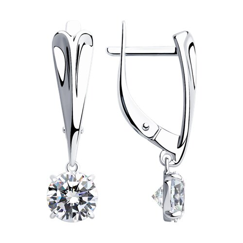 Серьги SOKOLOV - Серебро 925, Фианит (арт. 94023476)