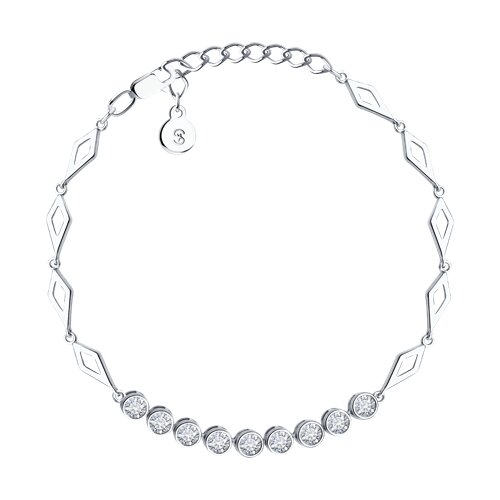 Браслет SOKOLOV - Серебро 925, Фианит (арт. 94050271)