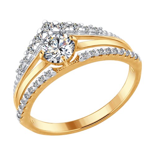 Кольцо SOKOLOV - Серебро 925, Фианит (арт. 93010657)