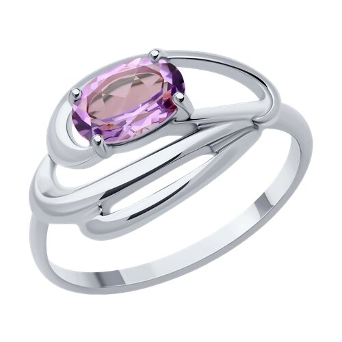 Кольцо Diamant - Серебро 925, Аметист (арт. 94-310-00174-2)