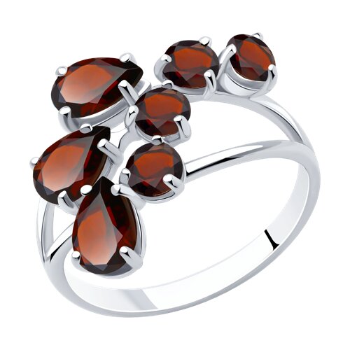Кольцо SOKOLOV - Серебро 925, Гранат (арт. 92010014)