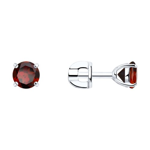 Серьги SOKOLOV - Серебро 925, Гранат (арт. 92021088)