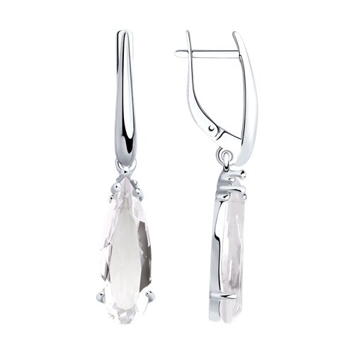 Серьги SOKOLOV - Серебро 925, Горный хрусталь (арт. 92021960)