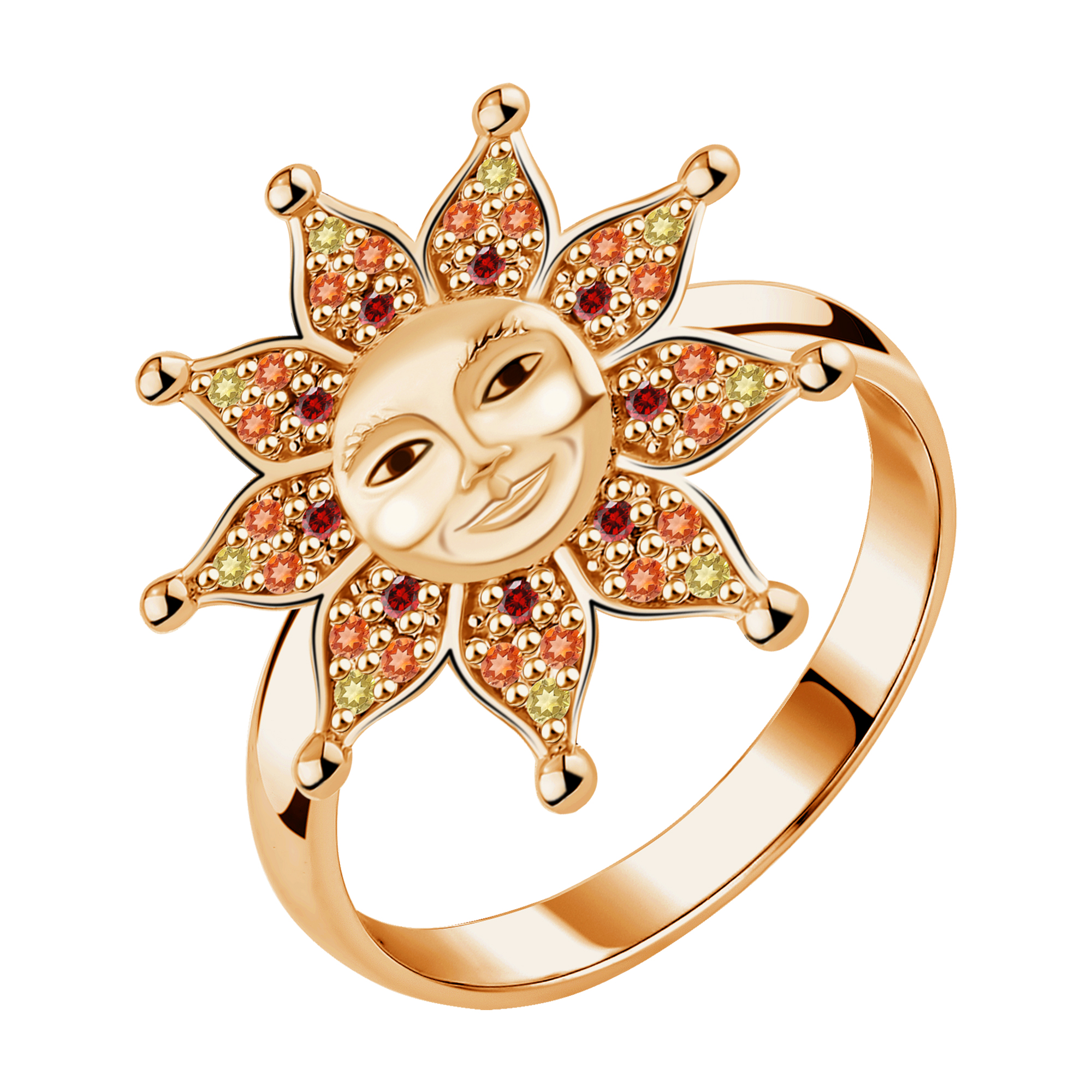 Кольцо Talant - Серебро 925, Фианит, Эмаль (арт. 20-7D-000M-17357)