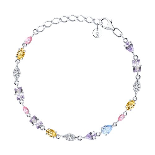 Браслет SOKOLOV - Серебро 925, Фианит (арт. 94051240)