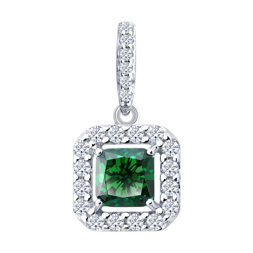 Подвеска SOKOLOV - Серебро 925, Фианит (арт. 94033320)