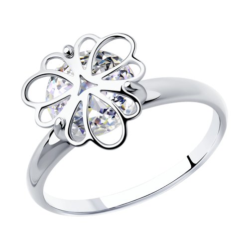 Кольцо SOKOLOV - Серебро 925, Фианит (арт. 94012987)