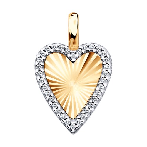 Подвеска SOKOLOV - Серебро 925, Фианит (арт. 93030616)